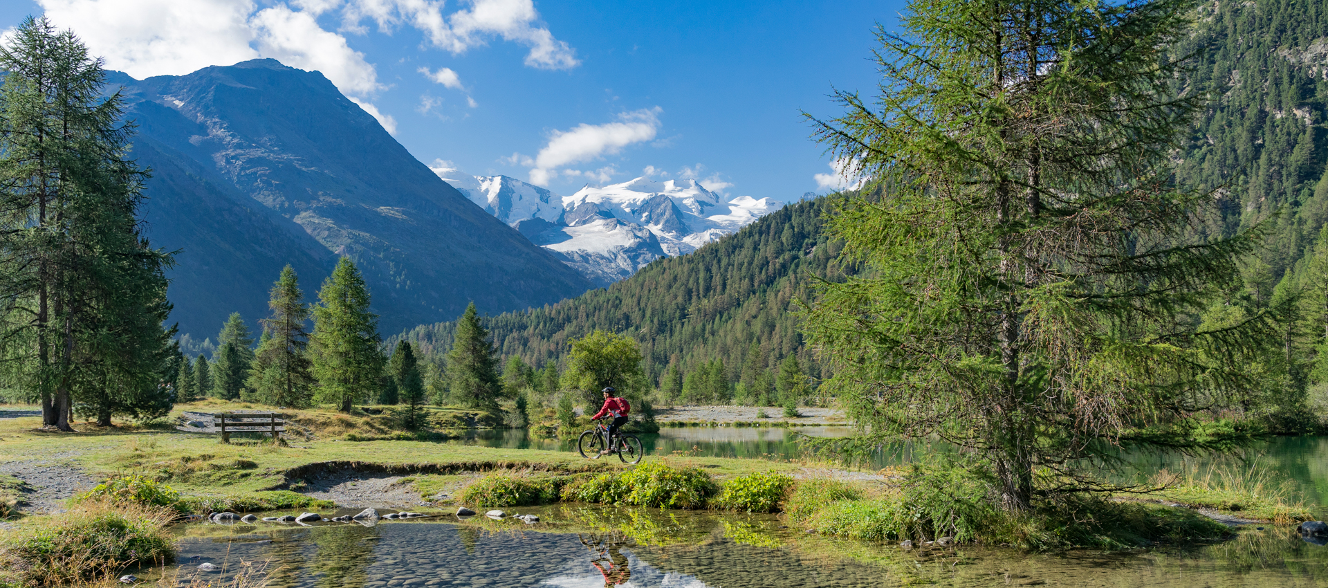 Ausflug mit Freunden mit dem Mountainbike